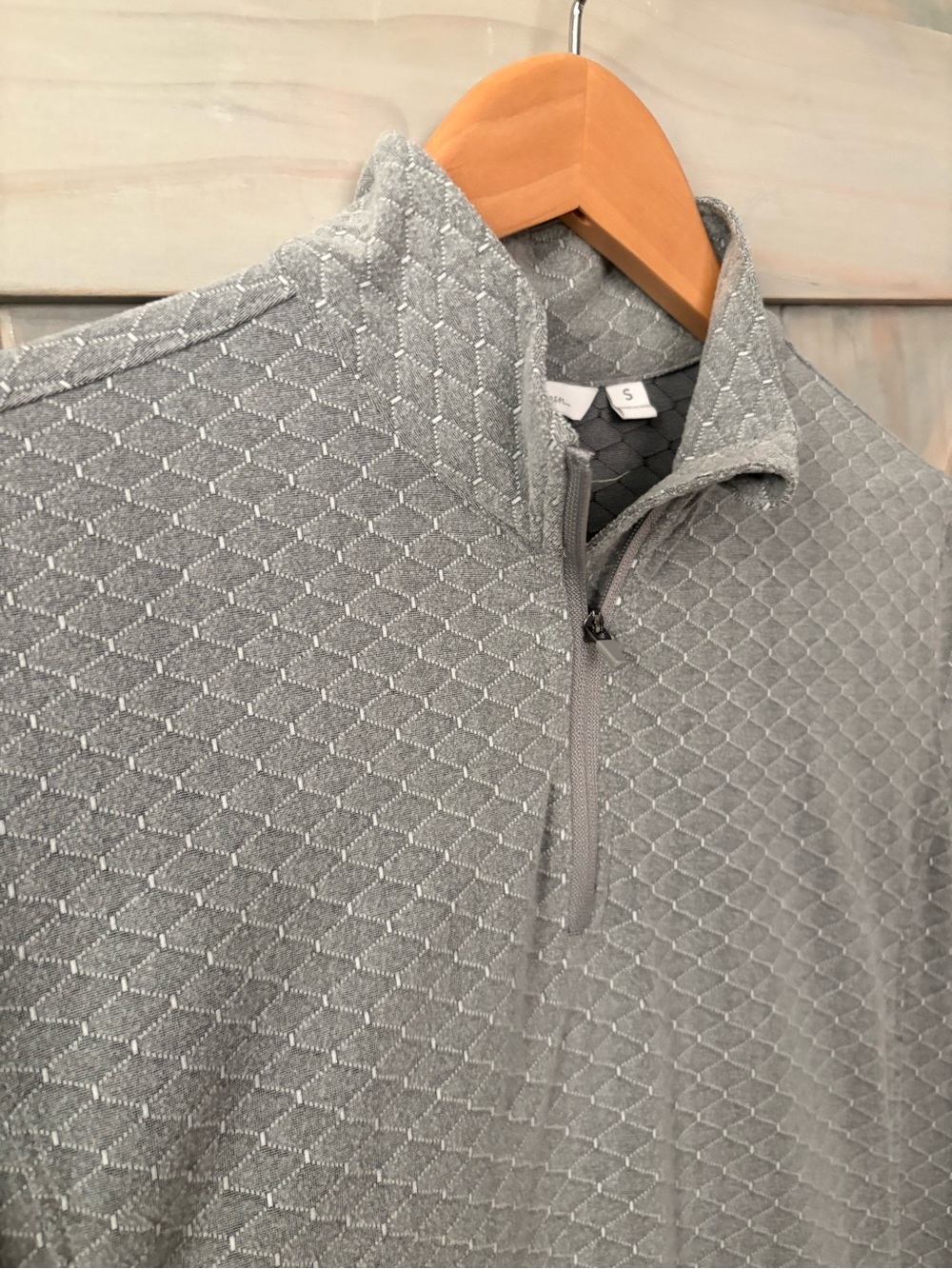 Lady Hagen Gray Long-Sleeve Quarter-Zip Performance Pullover